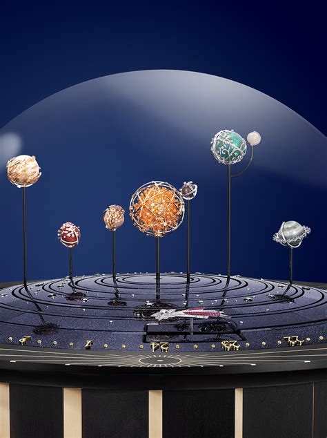 watch replicates solar system|Planétarium automaton .